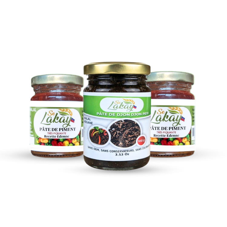 Piments et pâte de djon-djon SELAKAY